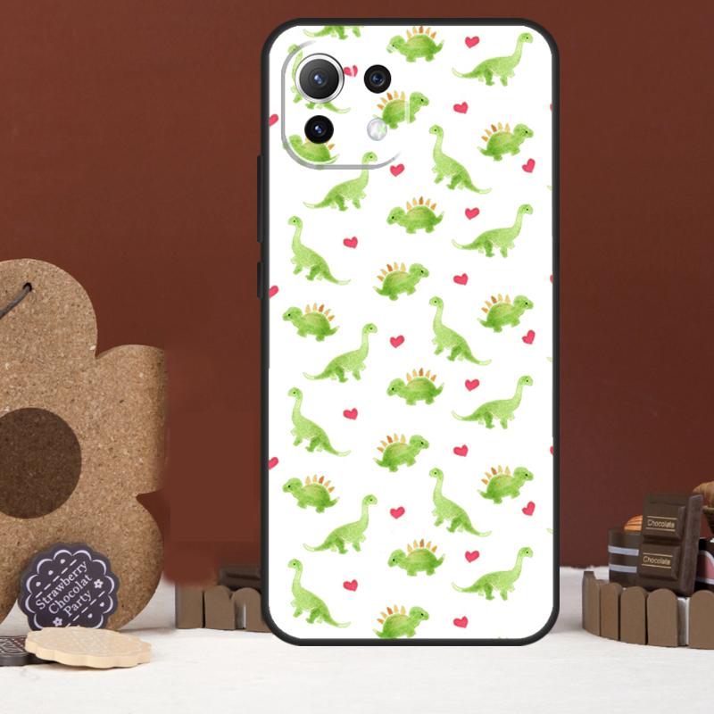 Dinosaur Pattern Case For Xiaomi 17 Pro Max 14 15 Ultra 15T 13T 14T POCO F8 Ultra F7 F5 F6 X5 X6 X7 Pro Cover