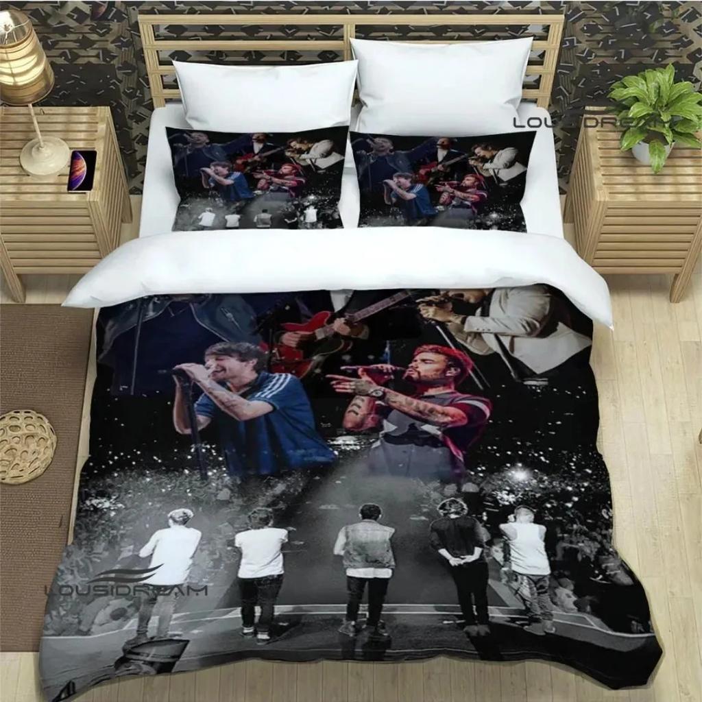 Comforter One Direction Rock Band Bedding Set For Bedroom Soft Modern S Comefortable Kids And