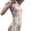 Stylish Women's Criss-Cross Backless One-Piece Swimsuit - Quick-Drying, Slimming Swimwear for Resorts & Hot Springs