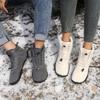 Outdoor Snow Boots for Men and Women with Plush Insulation Anti Slip and Wear-resistant Cotton Shoes Winter Couple Cotton Boots