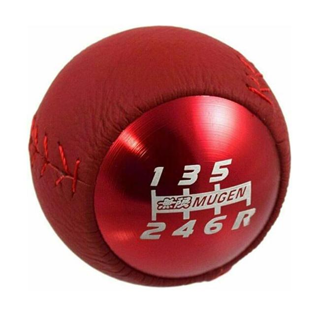 JDM Mugen Leather Aluminum Gear Shift Knob for HONDA CRZ Type R Civic FA5 FG2