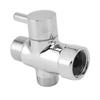 Messing 3-Wege Duscharm Umstellventil 3-Wege Wasserventil Wasserverteiler Dusch-T-Stück-Adapter mit 7/8