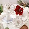 Festive Decorations Lifelike Holiday Flower Artificial Christmas Flower