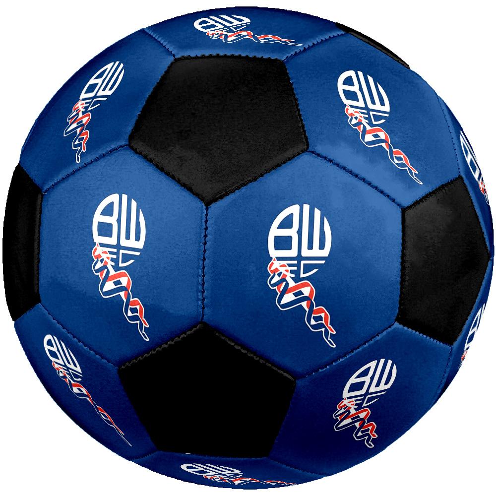 Bolton Wanderers F.C Soccer Ball Colorful All Ages Machine Stitched PVC Competition Ready Durable High-Bounce.SIZE5