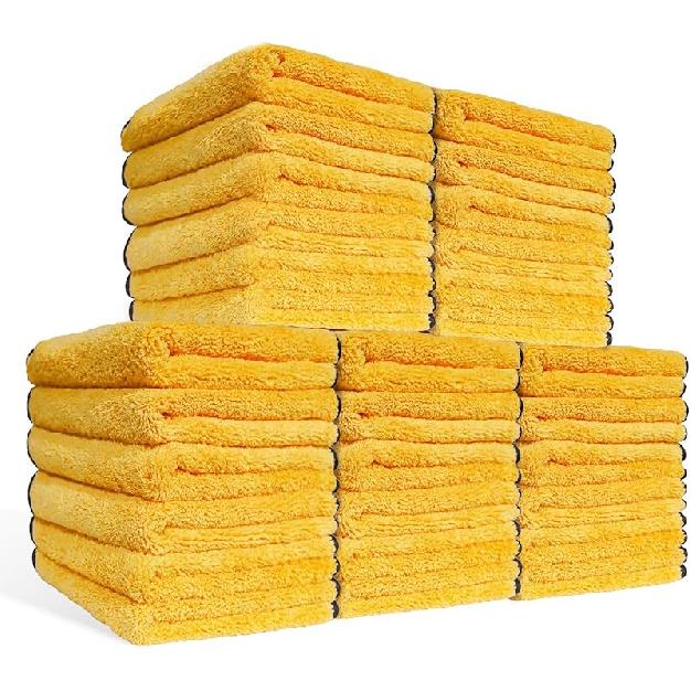 MRD'S Home Premium Microfiber Towels,16Inch*14Inch Microfiber Cleaning Cloth Car Drying Towel,Safe For Car Wash Scratch Free, Strong Water