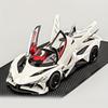 1:24 Apollo Project EVO Electroplated Diecast Alloy Model Car Metal Sound Light Children's Toys Collections Hobby Birthday Gifts For Boys