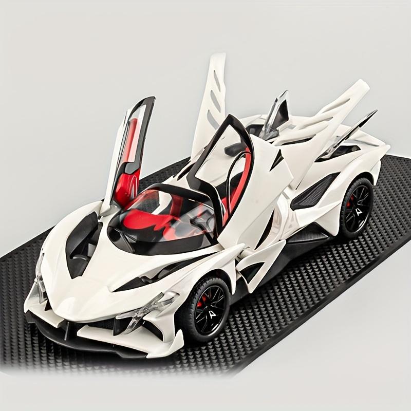 1:24 Apollo Project EVO Electroplated Diecast Alloy Model Car Metal Sound Light Children's Toys Collections Hobby Birthday Gifts For Boys