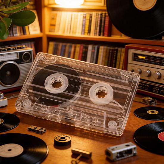 Leere Kassettenleere Audiokassette 45/60/90 Minuten Aufnahmezeit Band für Studium Vorlesungen Musik Alltägliche Sprachaufzeichnung