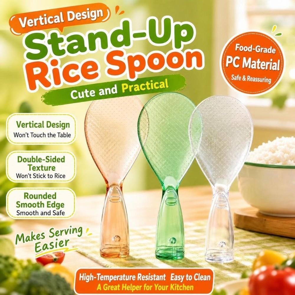 Plastic Rice Spoon Nonstick Surface Rice Cooker Spoon New Rice Paddle Kitchen Serving