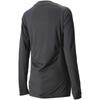 North Peak Women's Lightweight Long Sleeve Inner Shirt, Warm, Absorbent, Quick-Drying, Hollow Fiber, NP-8074 Black, WL
