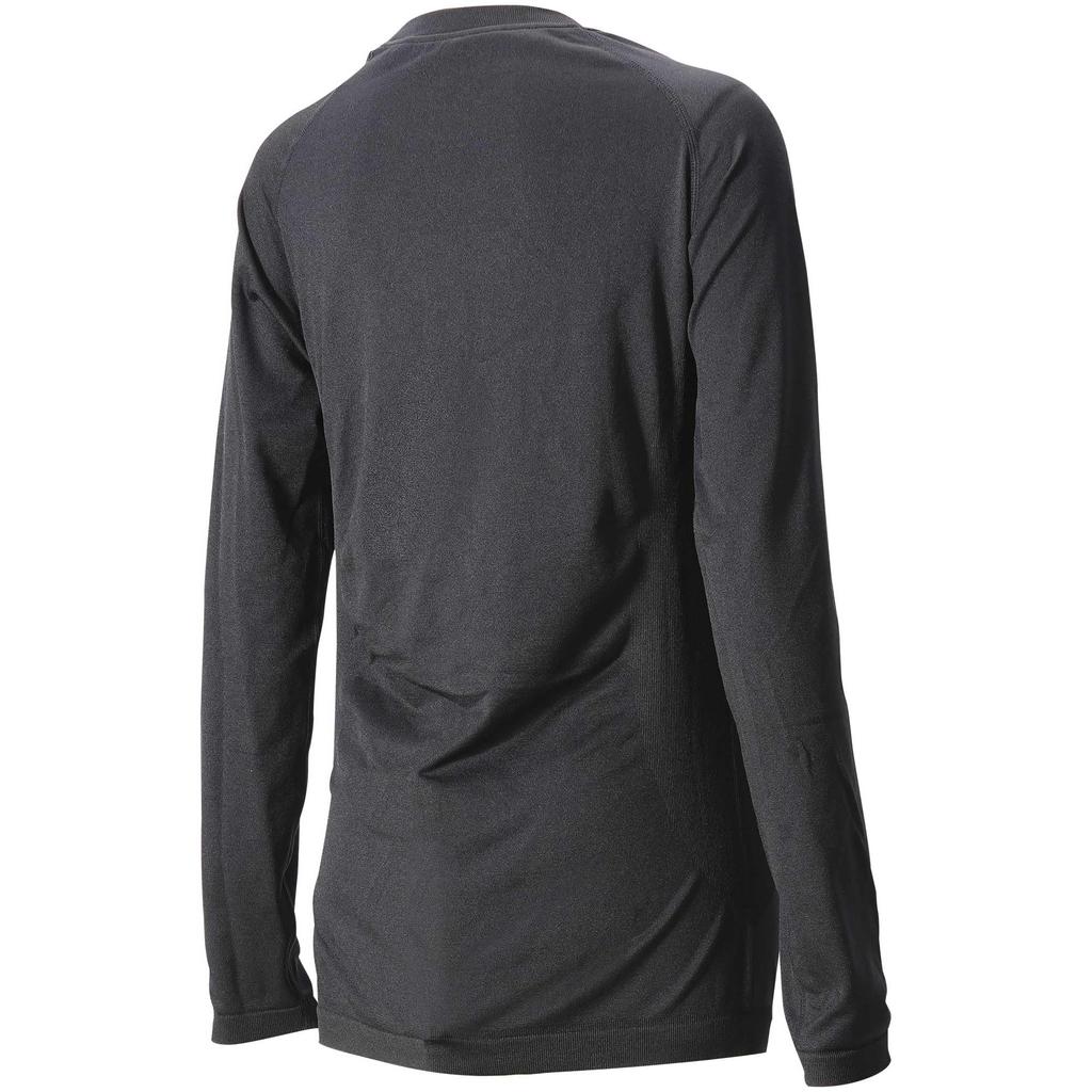 North Peak Women's Lightweight Long Sleeve Inner Shirt, Warm, Absorbent, Quick-Drying, Hollow Fiber, NP-8074 Black, WL