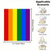 LGBT Pride Flag Blanket, Colorful Lightweight Throw for Sofa Travel, Soft Symbol of Inclusion, Perfect Support Gift for