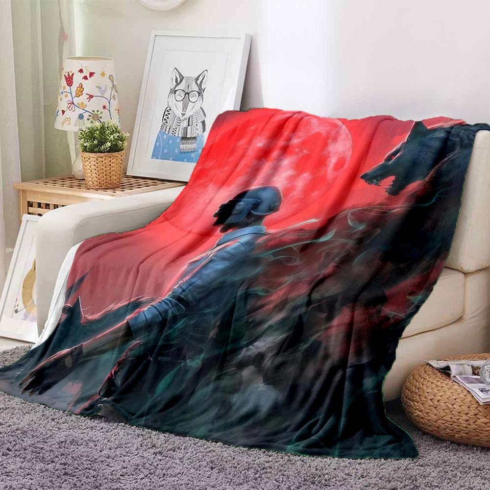 PUBG Flannel Blanket, High quality Comfortable for All Seasons, Home Decor, Warmth and Comfort