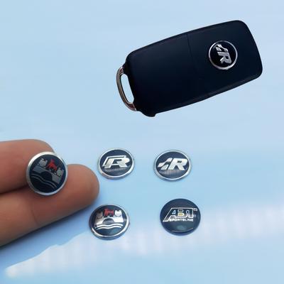 2 Stuks Auto Sleutel Badge Embleem Badge Sticker voor Polo Passat B5 B6 B7 T4 T5 Golf 4 5 6 Tiguan Jetta