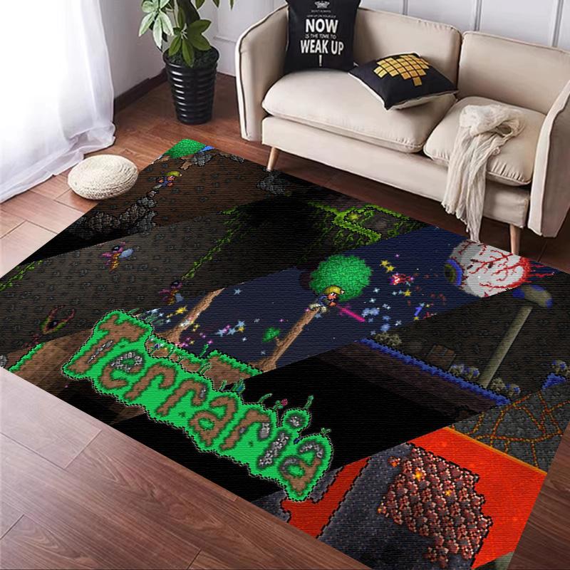 Juego Sandbox T-Terraria Alfombra Cocina Felpudo Entrada Decoración Suelo Dormitorio Alfombra Sala de Estar Baño Alfombras Antideslizantes