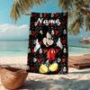 Custom Name Ultra-Soft Beach Towel with Mickey Theme,Ideal for Pool - Camping, Diving - Perfect Travel Essential, Vibrant Beach Towel.