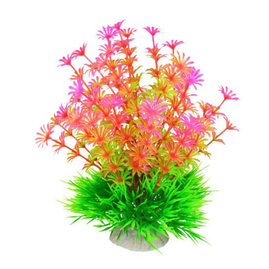 

Искусственное водное растение Украшение аквариума с прочной основой Реалистичный дизайн Экологически чистые без запаха Моделирование растений Модельные украшения Аквариумный орнамент F