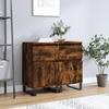 Sideboards 2 Pcs Smoked Oak 40 X 35 X 70 Cm Engineered Wood