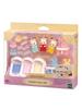 Sylvanian Families Chocolate Rabbit Triplets Baby Care Set (5532)