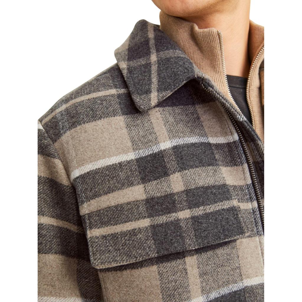 Jack And Jones Mens Russel Wool Blend Jacket