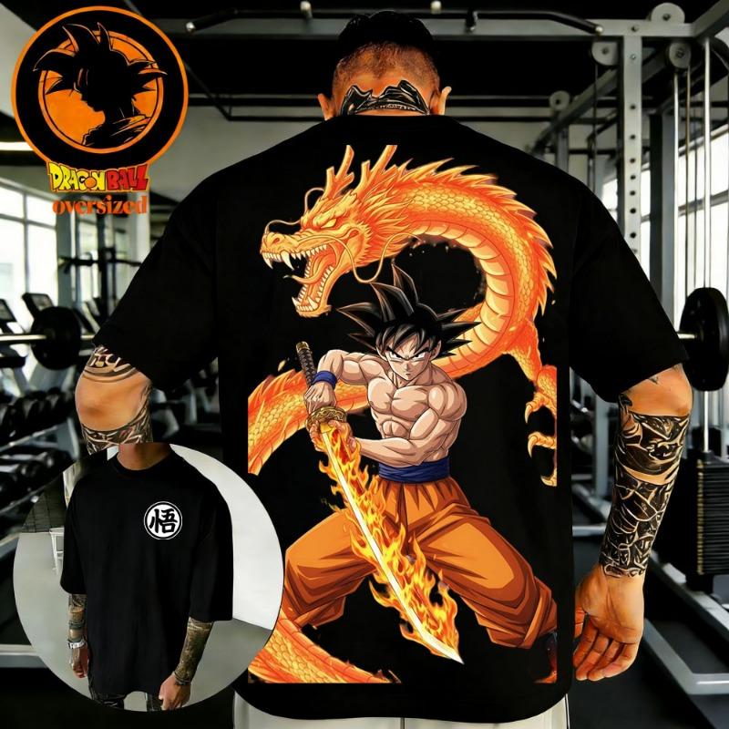 Dragon Ball Z Broly Bedrukt Heren T-shirt Zomer Trendy Anime Streetwear Losse Dames Korte Mouw T-shirts Casual Tops Y2k Kleding