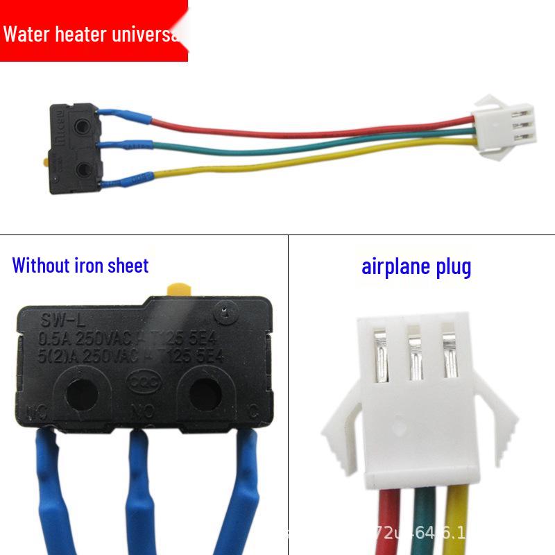 Gas Stove Ignition & Water Heater Pressure Switch with Three-Wire Micro Switch.