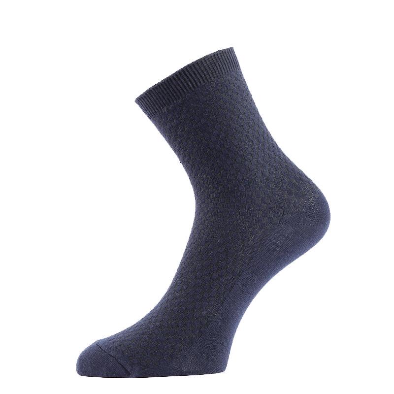 

Men s Black Bamboo Fiber Socks - Mid-Calf & Short, Business Casual for Spring & Autumn One Size