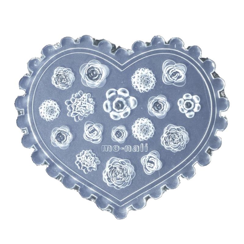 

Flower Star Meaningful Handmade Works 3D Nail Art Silicone Carving Mold DIY Silicone Molds Nail Decor Mold Craft Tool