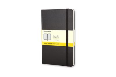 Moleskine Classic Notebook, Hardcover, Grid, Large Size (13cm X 21cm), Black, QP061