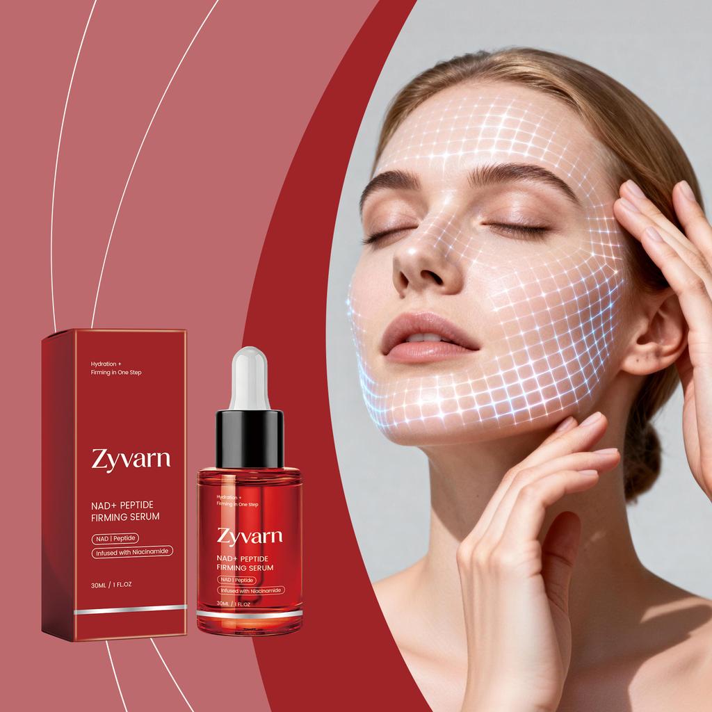 Zyvarn Peptide Care Serum, Hydrating Moisturizing for Glowing Skin, Daily Anti-Wrinkle Firming Facial Serum, 30ml