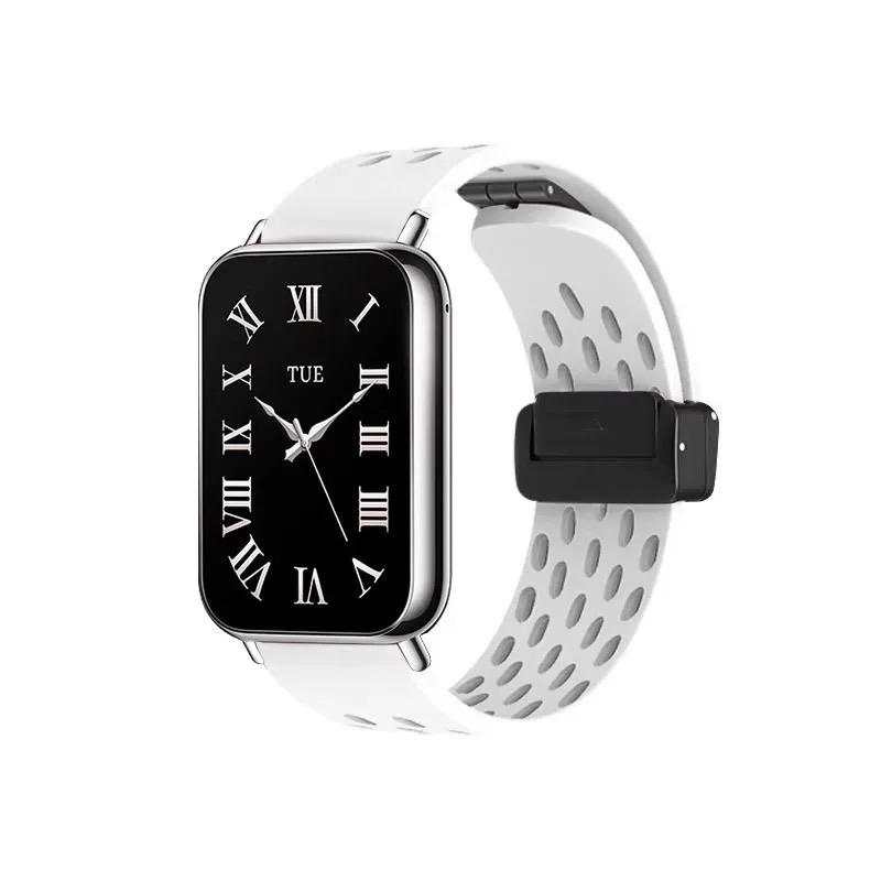 Silicone Strap for Redmi Watch 9 8 Magnetic Buckle Sports Band for Mi Band 9pro 8pro Correa Breathable Bracelet Accessories