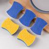 Three-Layer Wood Pulp Cotton Sponge - Double-Sided, Quick-Drying Dishwashing Sponge