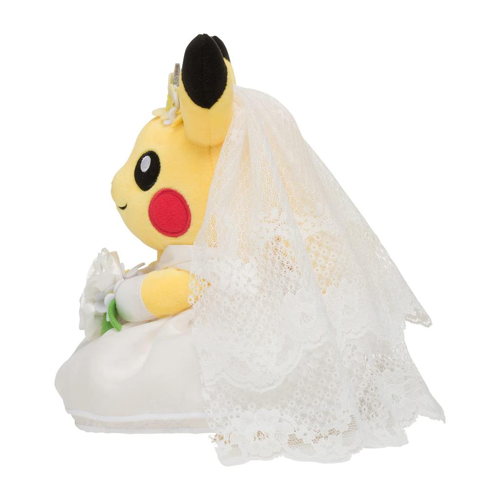 Center Original Plush Toy Pikachu Female Garden Wedding 20 X 16 X 13 Cm X W X Pokémon Pokémon (H D)