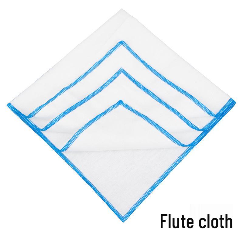 Flute Care Kit: Cleaning Cloth, Absorbent Swab, Key Lube, Pad Care, Silver Polish.