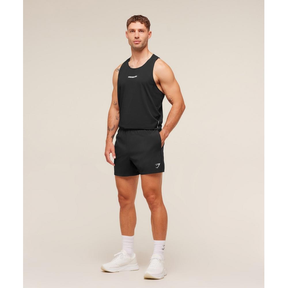 Gymshark Running Tank Black A3c1r Bb2j