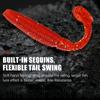 6 sztuk/worek Shad Fishing Lure 95 mm Miękkie tworzywa sztuczne Przynęty Swimbait Jigging Lure Sztuczne przynęty