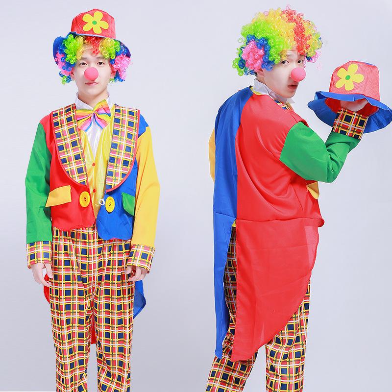 Halloween Adult Clown Costumes for Men & Women - Circus & Festival Performance Outfits