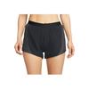Nike Logo Print Elastic Waist Straight Casual Shorts Women Shorts Black DD6816-010