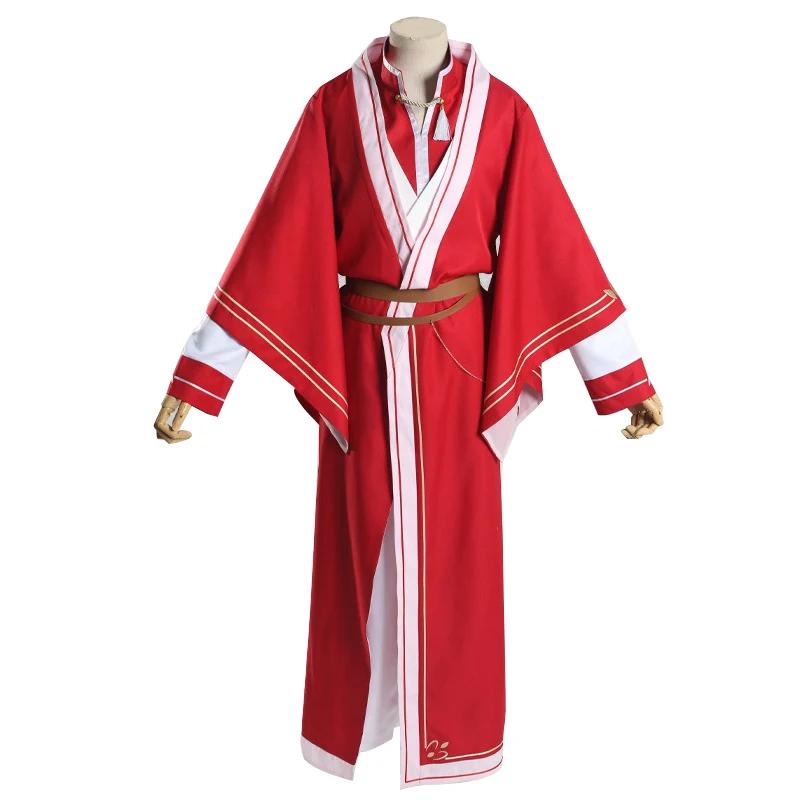 Himmelsamtmanns Segen Hua Cheng Cosplay Anime Tian Guan Ci Fu San Lang Kostüm Perücke Rotes Hanfu Antike Chinesische Kleidung Cos Männer