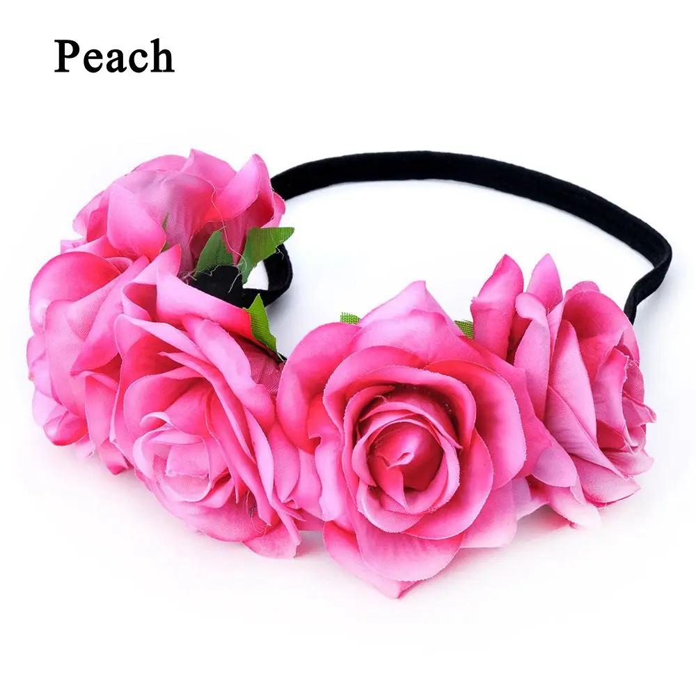 1PC Elegant Bridal Rose Flower Hairpins Barrette Wedding Bridesmaid Brooches Party Fashion Hair Clips Hair Styling Accessories