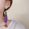 Personality Fish-shaped Earrings Scaly Dangle Earrings Imitation Shell Tassel Earrings  Festival