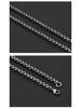 Korean Style Stainless Steel Cross Necklace & Men's Titanium Steel Bracelet Set