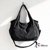 Black Shopper Bag Fashion Large Capacity Luxury Shopper Handbag