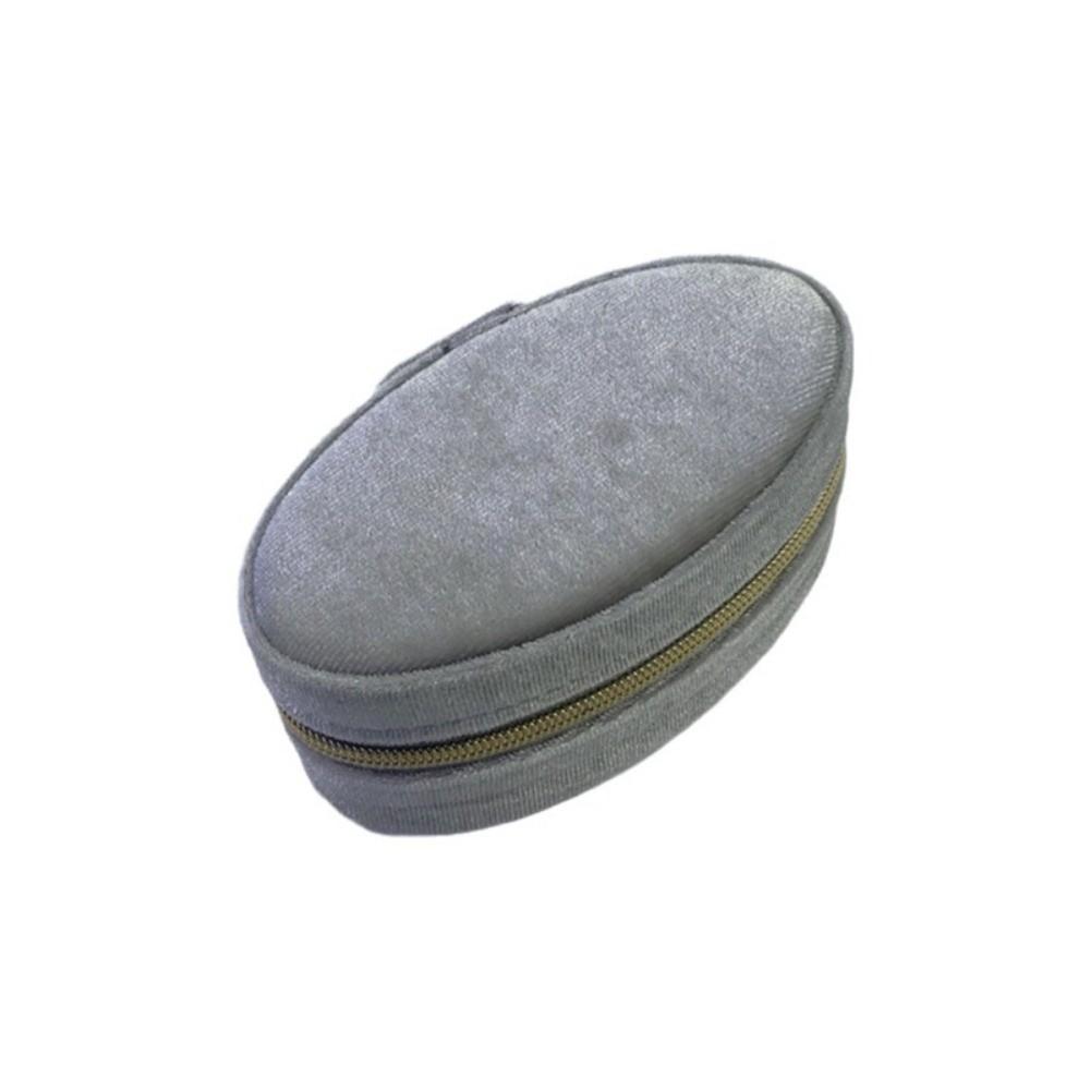 Divided Compartments Velvet Jewelry Display Box Portable Travel Jewelry Case Daily Use
