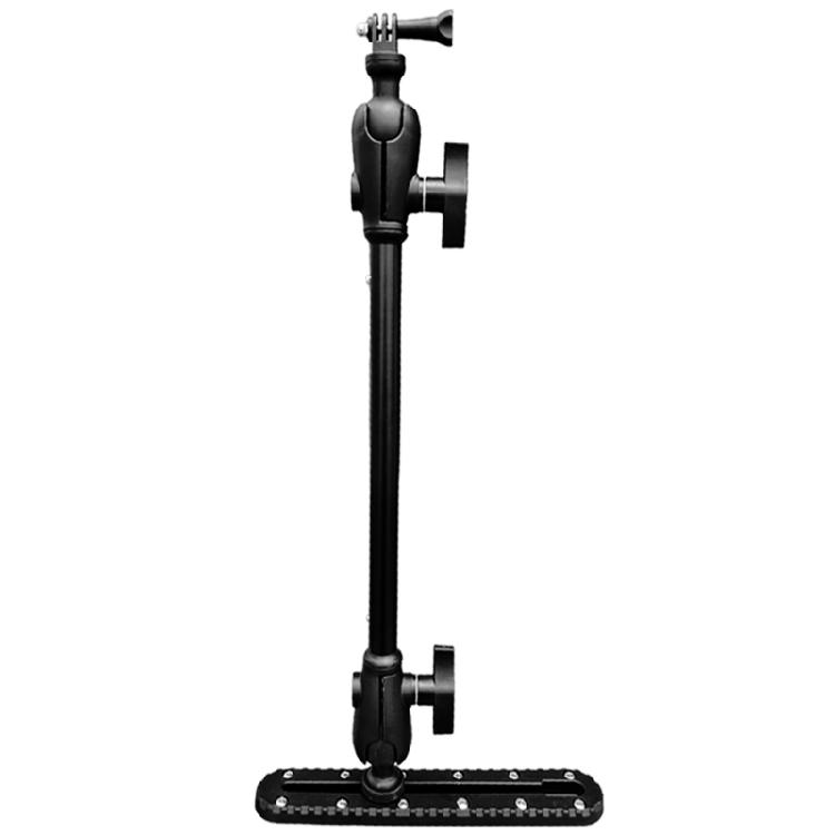 Adjustable Kayaks Camera Mount with Extension Rod Kayaks Rail Track Camera Holder for Water Sport