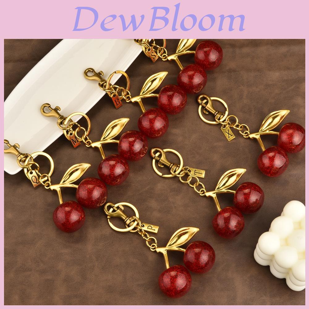 Cherry Keychain Pendant With Zinc Alloy Electroplated Finish For Fashion Accessories