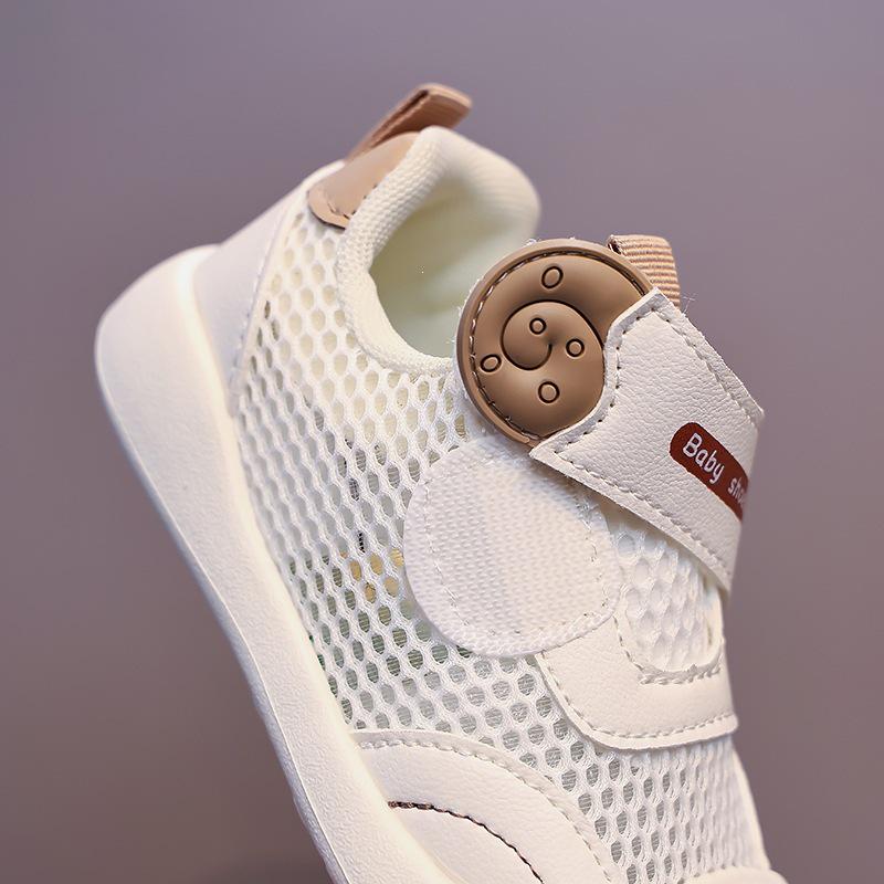 Breathable Mesh Toddler Walking Shoes for Boys & Girls - Soft Sole for Spring/Summer