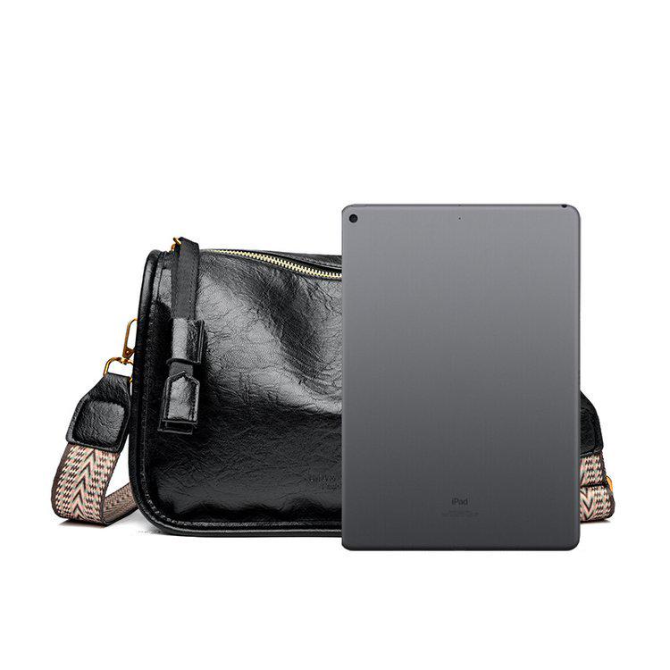 Chic Retro Minimalist Shoulder & Crossbody Bag: Stylish, Solid Color Handbag