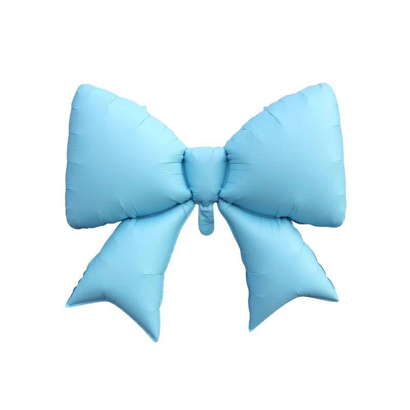 Large Size Matte Bow Aluminum Foil Balloon Christmas Birthday Party Decor Anniversary Baby Shower Photo Prop Children Celebratio