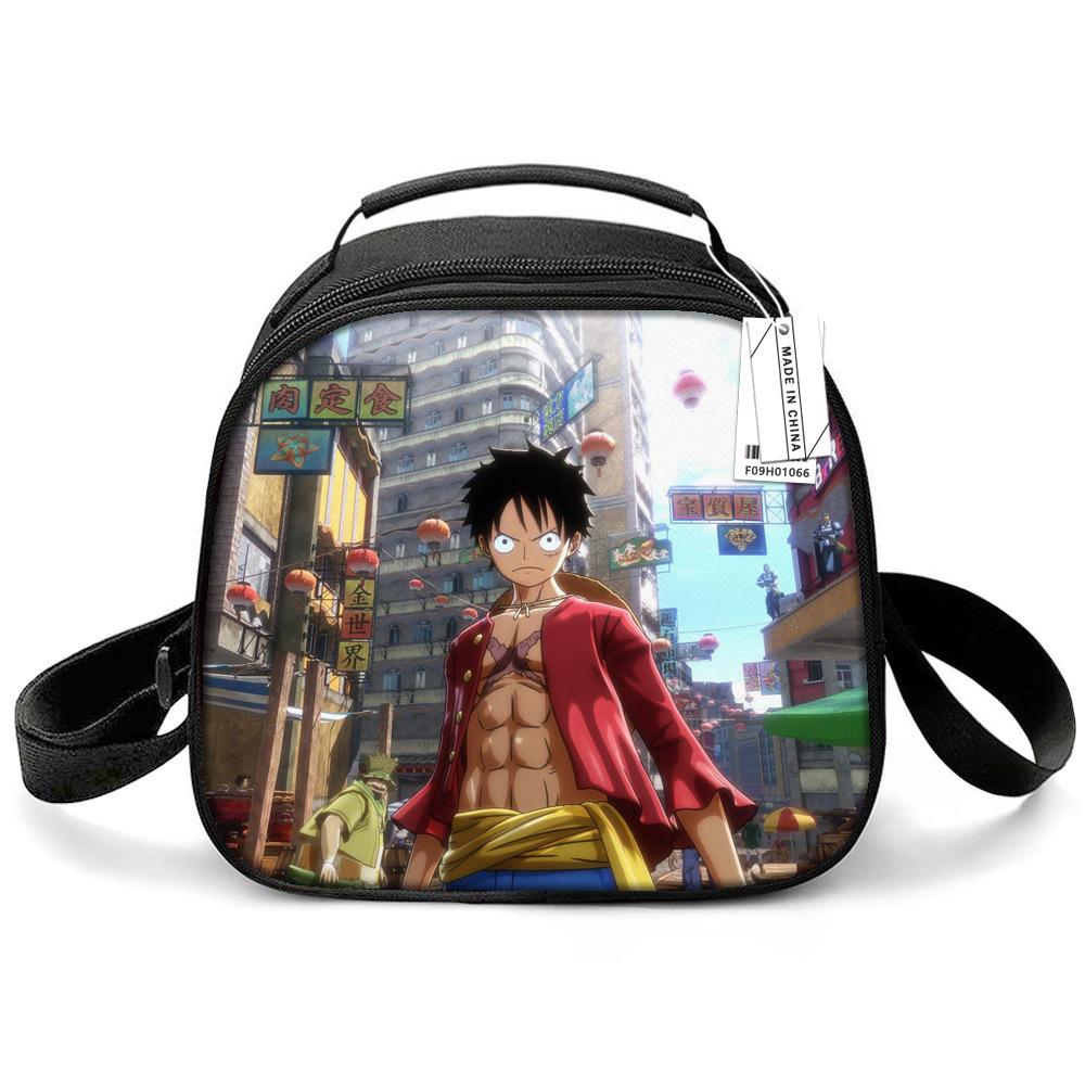 Animation Lunch Box Thermal Insulation Bag Lunch Bag Student Thickened Aluminum Foil Nautical King Storage Thermal Insulation Meal Bag Ice Bag